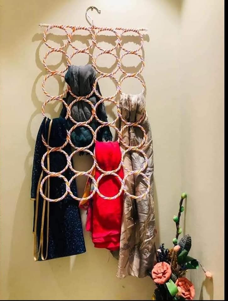 Portable Multi-Purpose Circle Shape Hanging Hijab Hanger